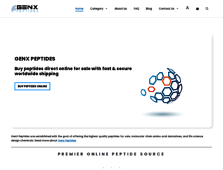 internationalpeptide.com screenshot