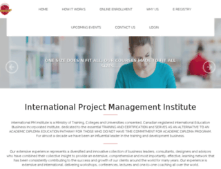 internationalpminstitute.org screenshot