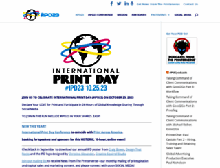 internationalprintday.org screenshot