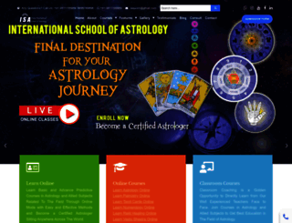 internationalschoolofastrology.com screenshot