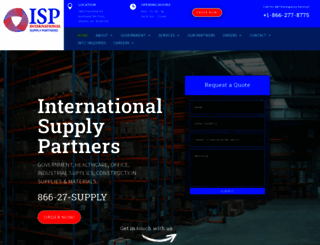internationalsupplypartners.com screenshot