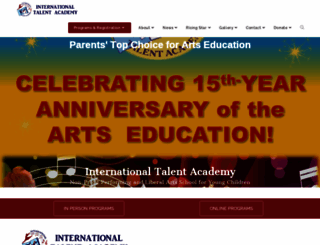 internationaltalentacademy.org screenshot