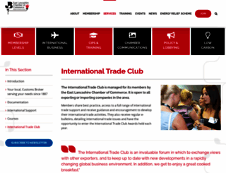 internationaltradeclub.co.uk screenshot