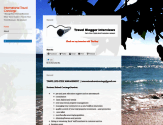 internationaltravelconcierge.wordpress.com screenshot