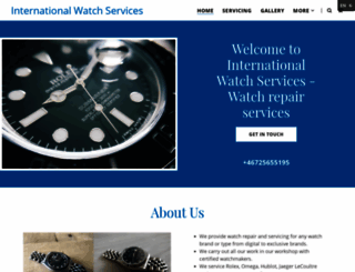 internationalwatchservices.com screenshot