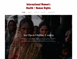 internationalwomenshealth.org screenshot