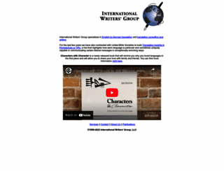 internationalwriters.com screenshot