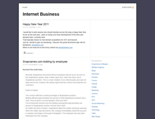 internet-business.com screenshot