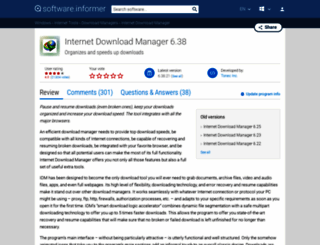 internet-download-manager.software.informer.com screenshot