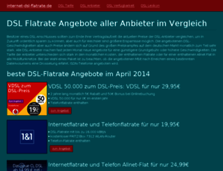 internet-dsl-flatrate.de screenshot