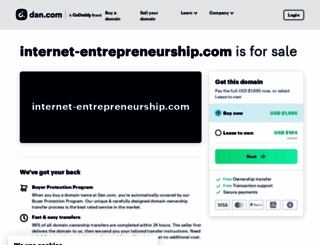 internet-entrepreneurship.com screenshot