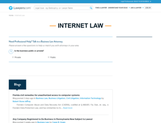 internet-law.lawyers.com screenshot