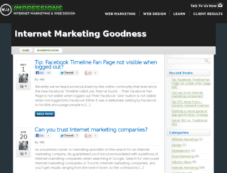 internet-marketing.mjaimpressions.com screenshot