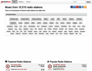 internet-radio.com screenshot