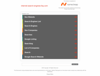 internet-search-engines-faq.com screenshot