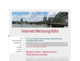 internet-werbung-koeln.com screenshot