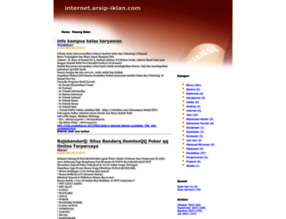 internet.arsip-iklan.com screenshot