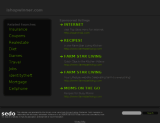internet.ishopwinner.com screenshot