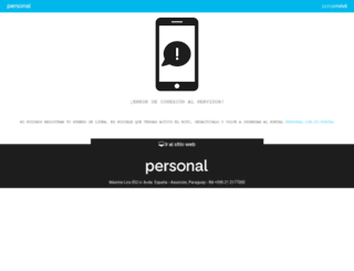 internet.personal.com.py screenshot