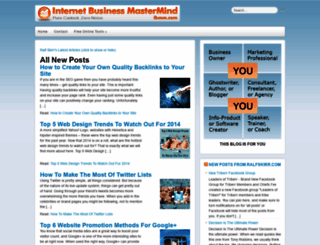 internetbusinessmastermind.com screenshot