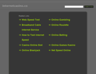 internetcasino.co screenshot