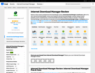 internetdownloadmanager.knoji.com screenshot
