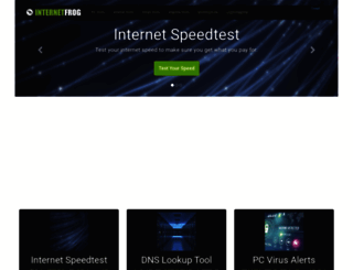 internetfrog.com screenshot