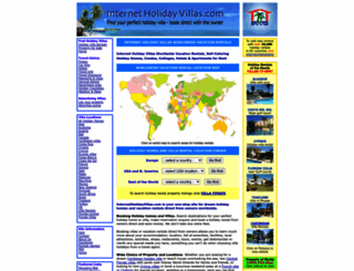 internetholidayvillas.com screenshot