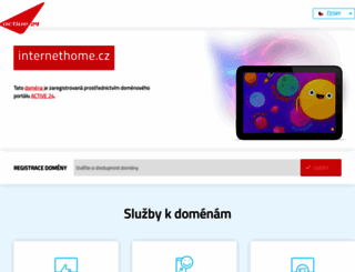 internethome.cz screenshot