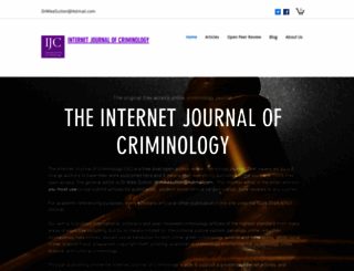 internetjournalofcriminology.com screenshot