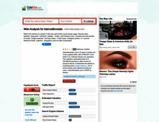 internetlivestats.com.cutestat.com screenshot