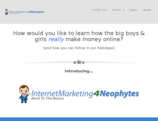 internetmarketing4neophytes.com screenshot