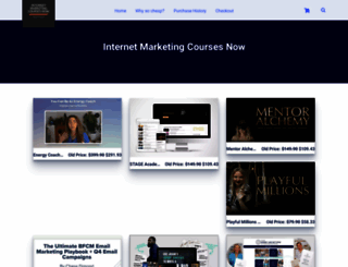internetmarketingcoursesnow.com screenshot