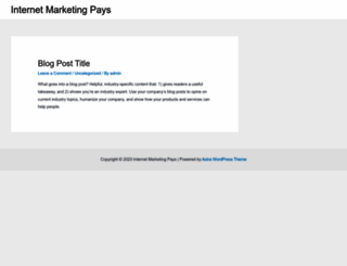 internetmarketingpays.com screenshot