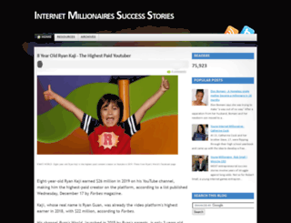internetmillionairesuccessstories.blogspot.sg screenshot