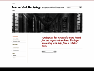 internetnmarket.wordpress.com screenshot