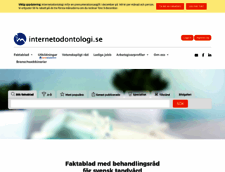 internetodontologi.se screenshot