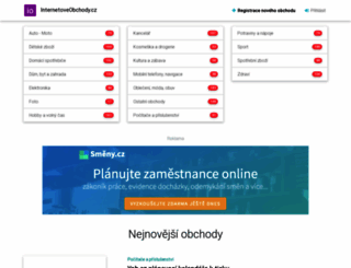 internetoveobchody.cz screenshot