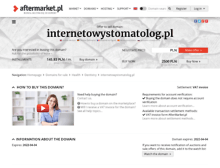 internetowystomatolog.pl screenshot