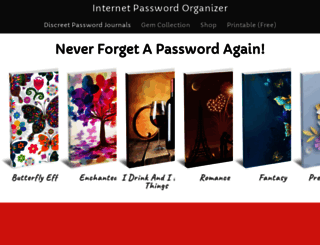 internetpasswordorganizer.com screenshot