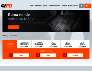 internetprodajaguma.com screenshot
