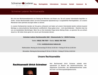 internetrecht-freising.de screenshot