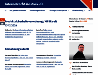 internetrecht-rostock.de screenshot