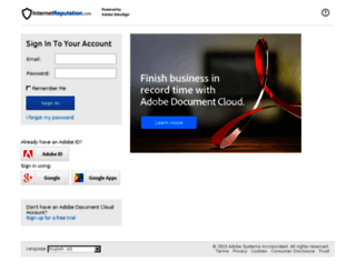 internetreputation.echosign.com screenshot