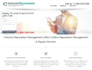 internetreputation.management screenshot