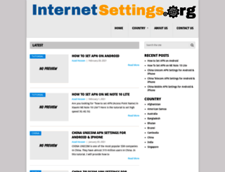 internetsettings.org screenshot