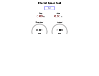 internetspeedtest.in screenshot