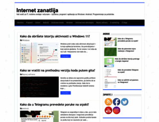 internetzanatlija.com screenshot
