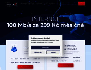 internext.cz screenshot