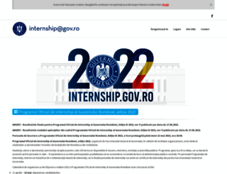internship.gov.ro screenshot